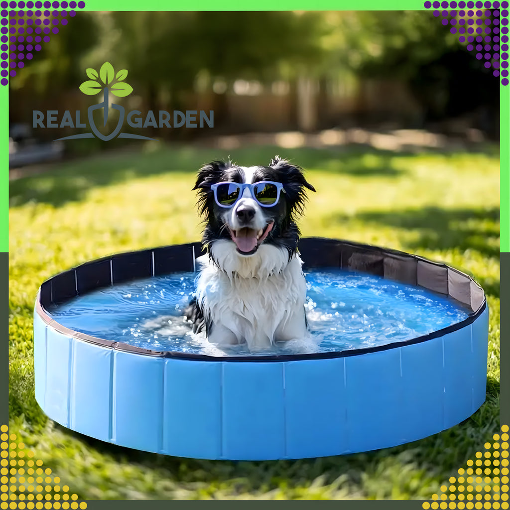 Tugev aiandusloomade ujumisbassein jahutamiseks ja pesemiseks, kokkupandav, 60x20cm