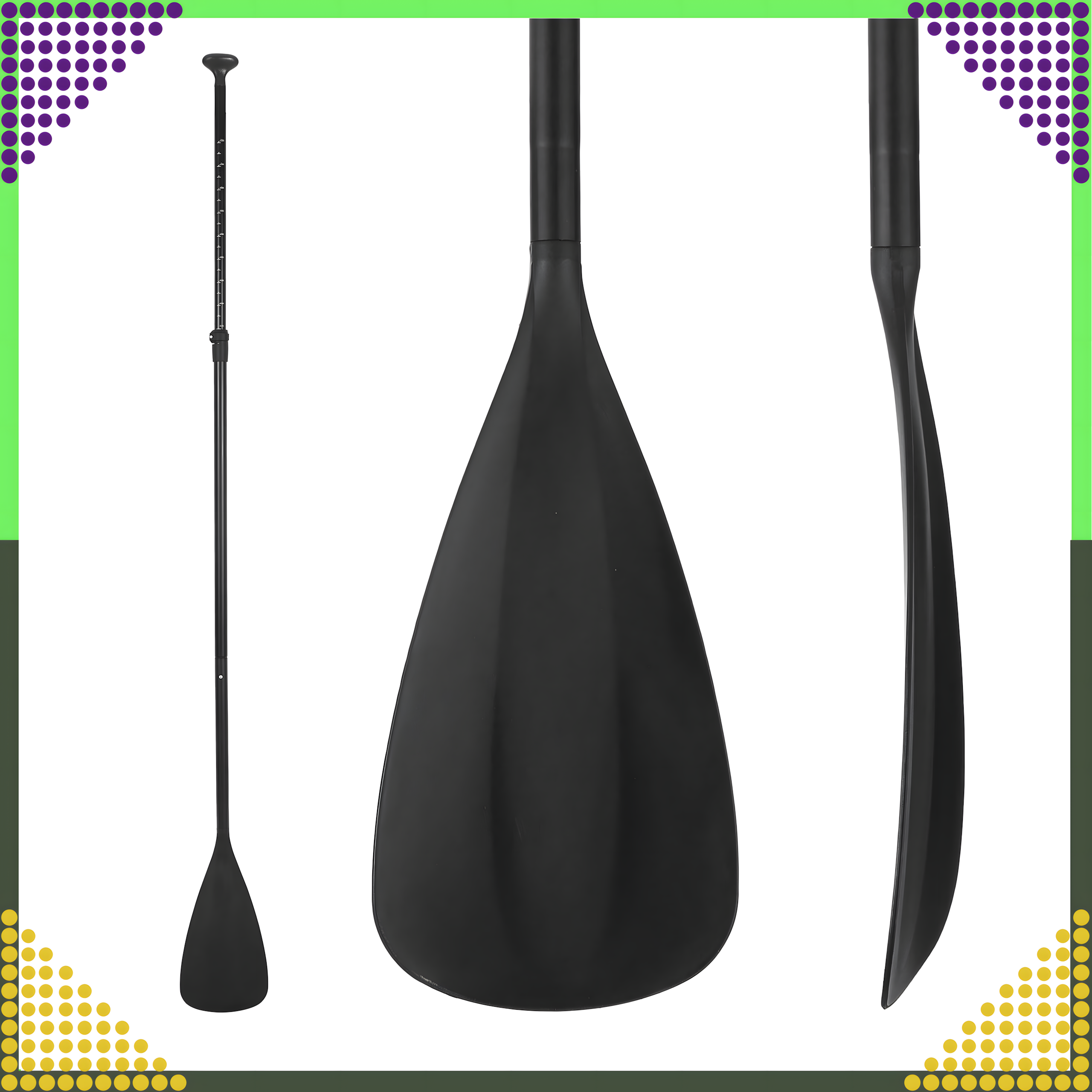 Kokkupandav süstaaer SUP-laudadele 2in1 reguleeritav 3-osaline 210 cm Pro