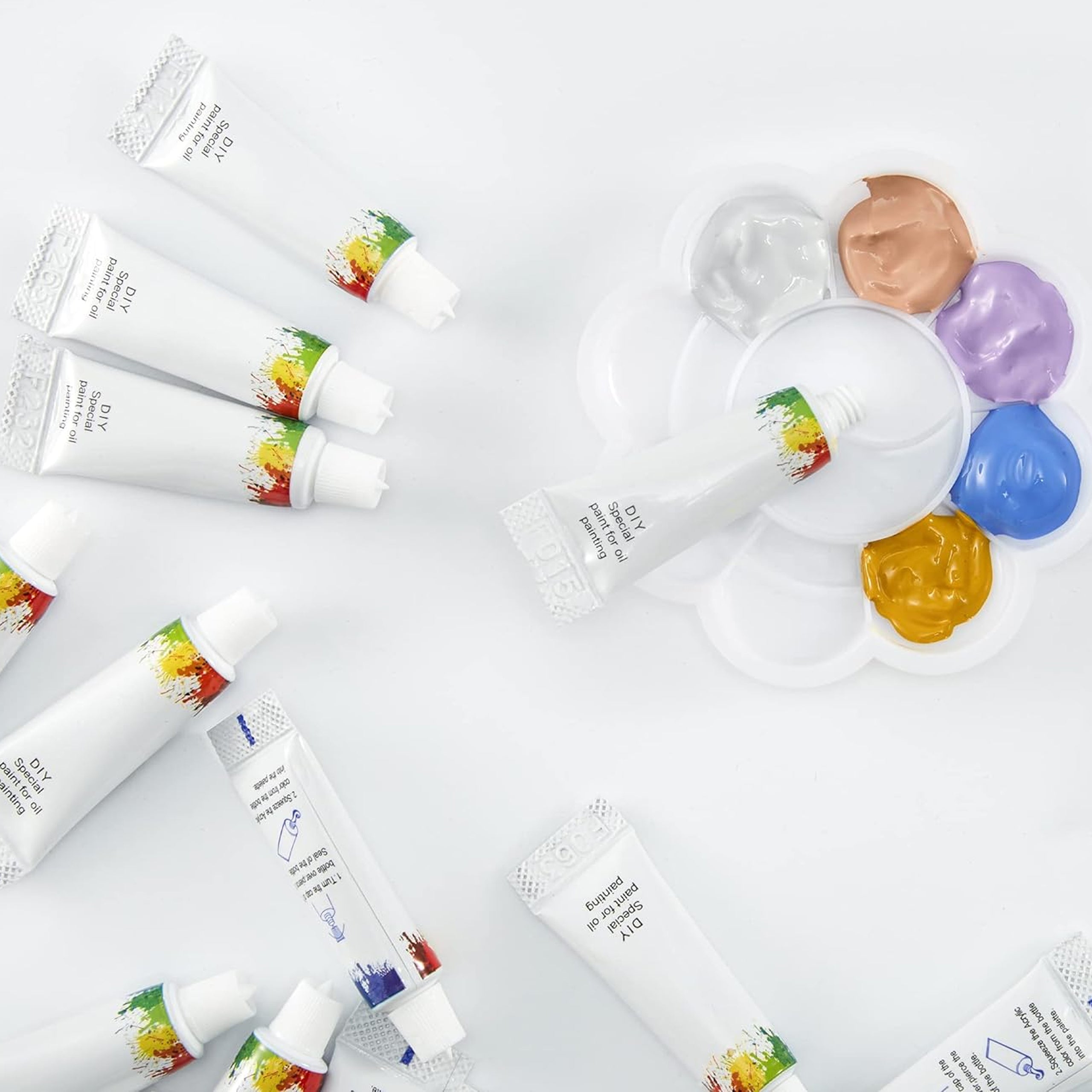 Numbrite järgi maalimise lõuend raamiga isetegemise komplekt pintslite ja värvidega 30x40