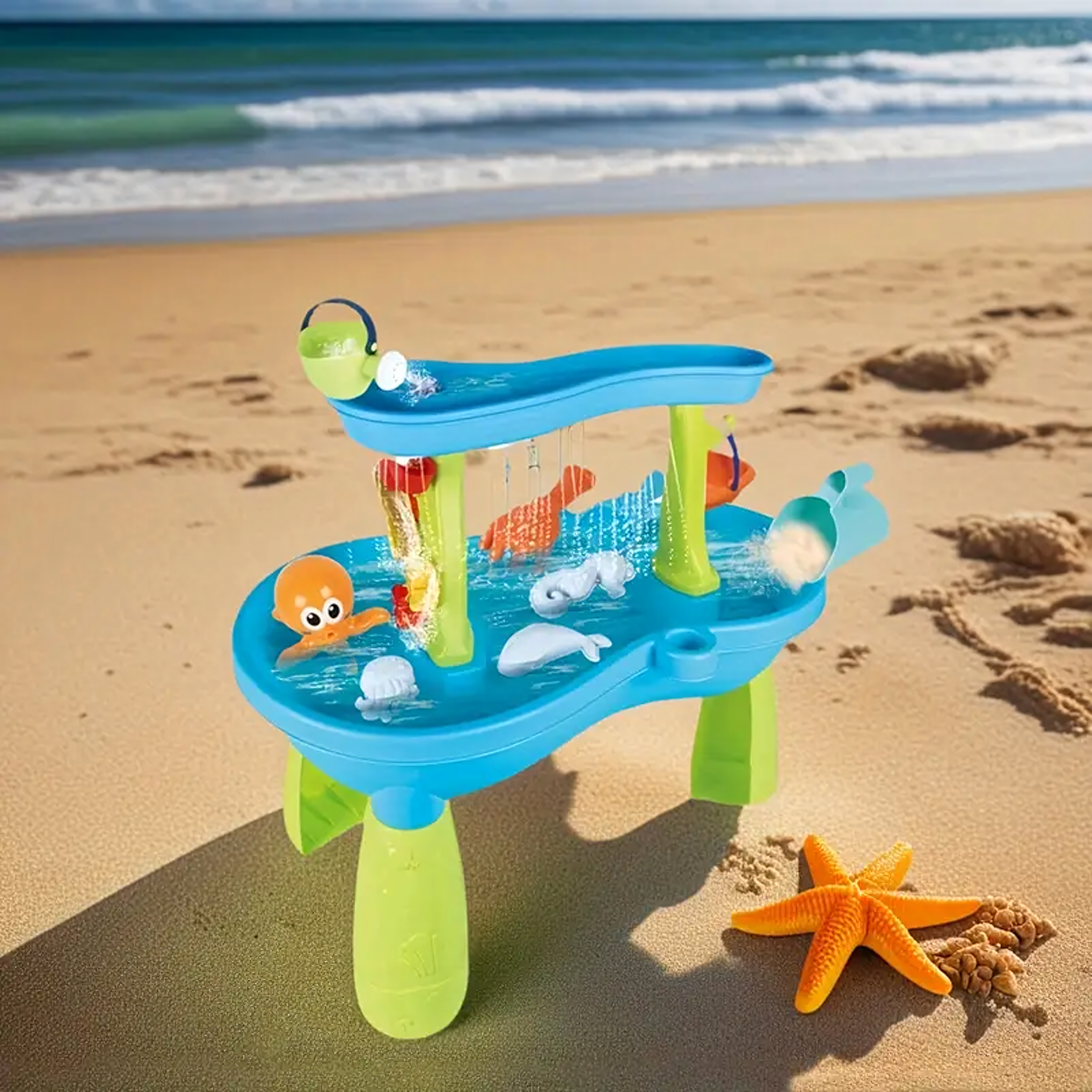 54x liivalaud-liivakasti mänguasjad vee ja liiva ämbriga lastele, suur aiamudel