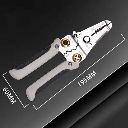7-in-1 kaabliisolatsiooni eemaldamise ja ühendusklemmide pressimistangid 0.8-3.2 mm (VB5)
