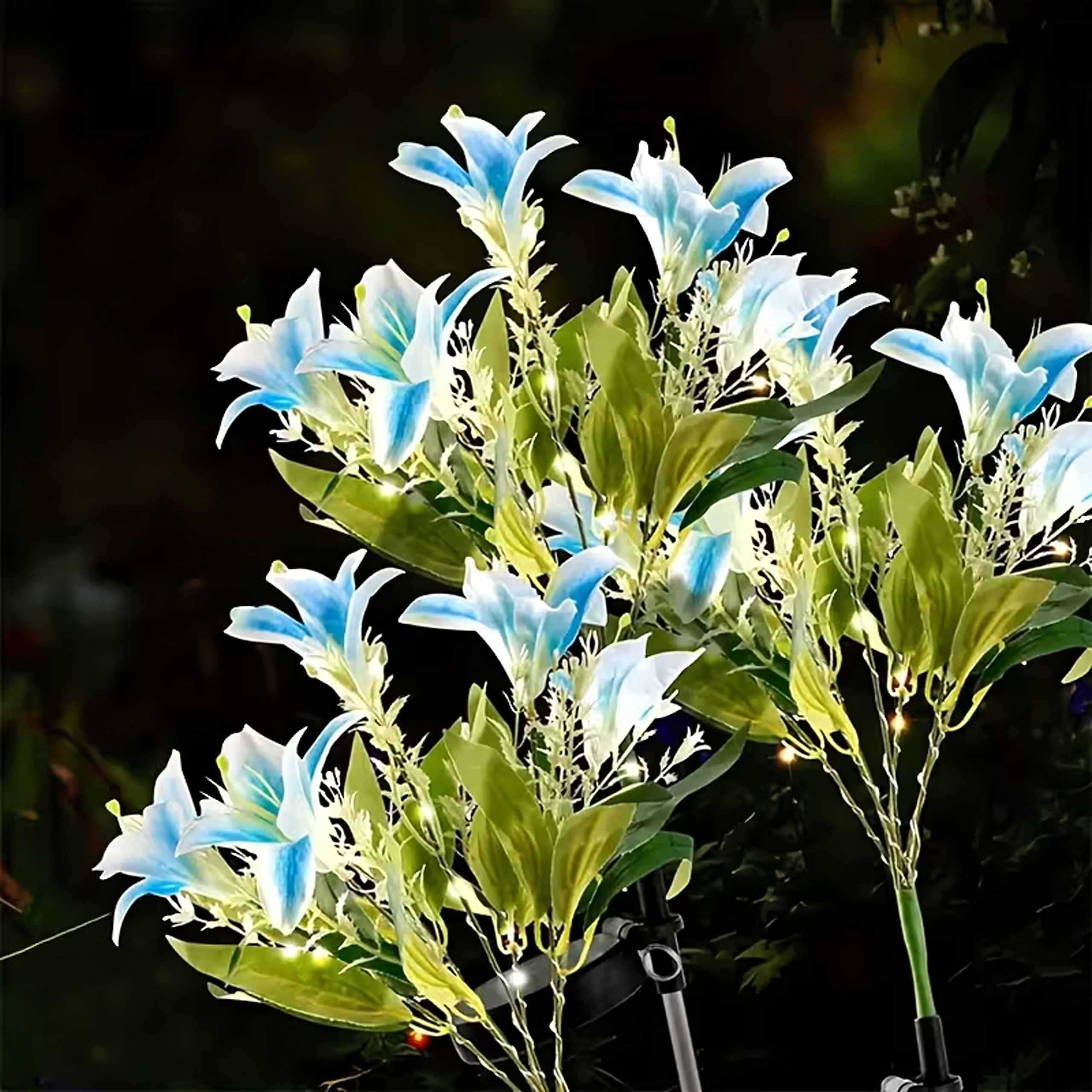 Solar Garden Spike Lamp Lily Flower LED Decoration