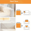 Non-Slip Elastic Throw Blanket for Sofa and Armchair 70x70 cm