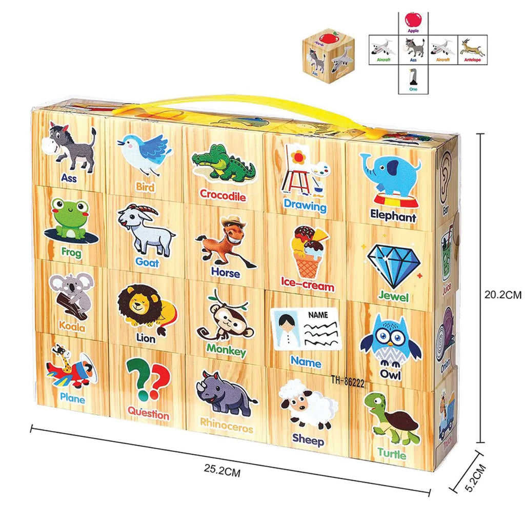 Harivad vahtplokid inglise keele õppimiseks lastele 20 elementi