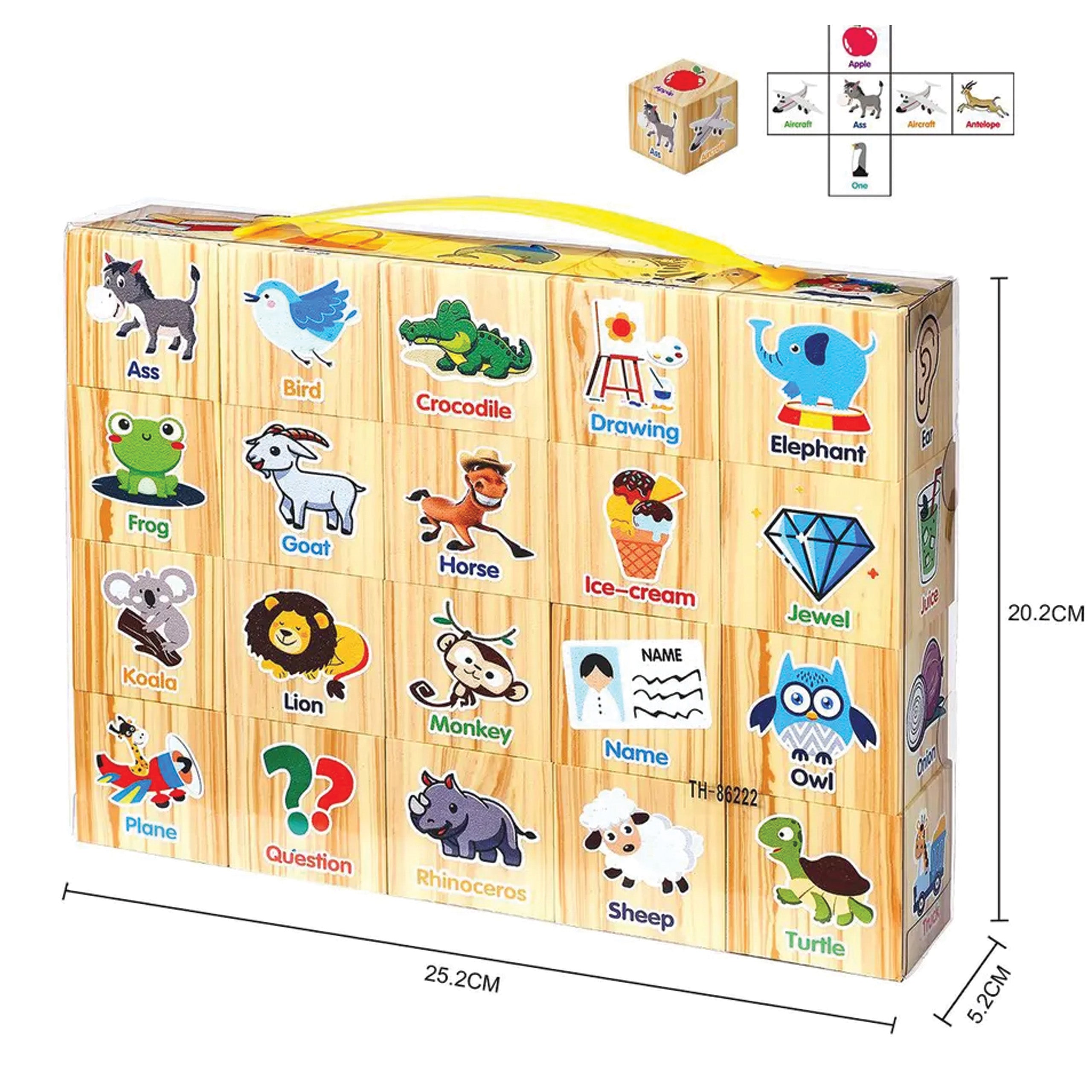 Harivad vahtplokid inglise keele õppimiseks lastele 20 elementi