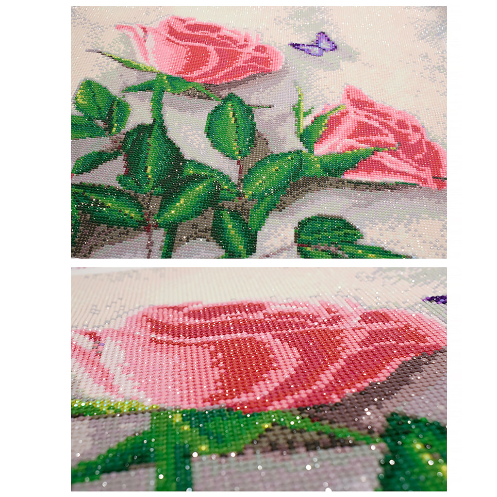 Teemantmaali teemanttikandi mosaiigi lihtne komplekt 15x20cm lastele