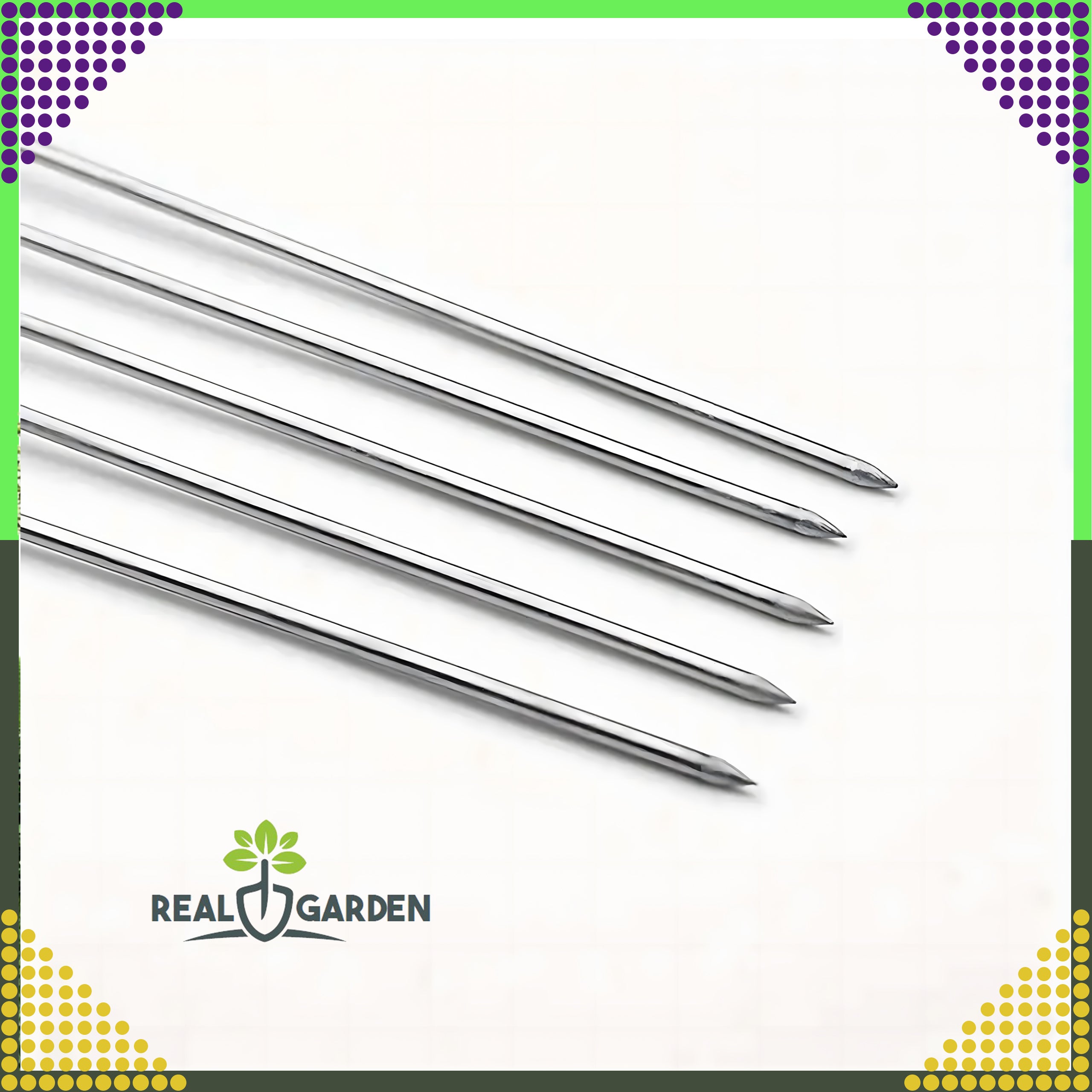 Metallist grillvardad 10 tk 30 cm (F11)