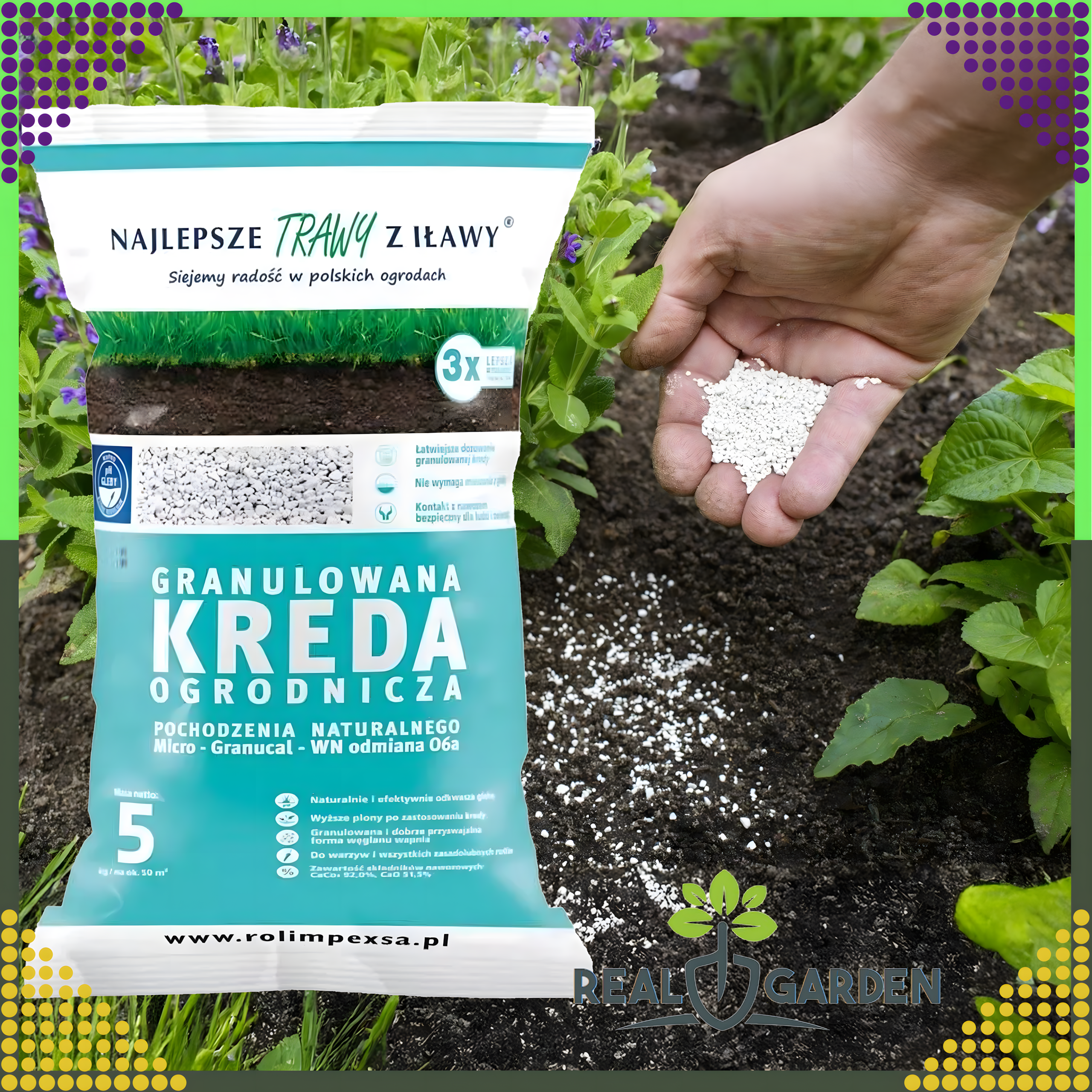 Premium granuleeritud aialubi mulla happesuse vähendamiseks 20kg taimedele