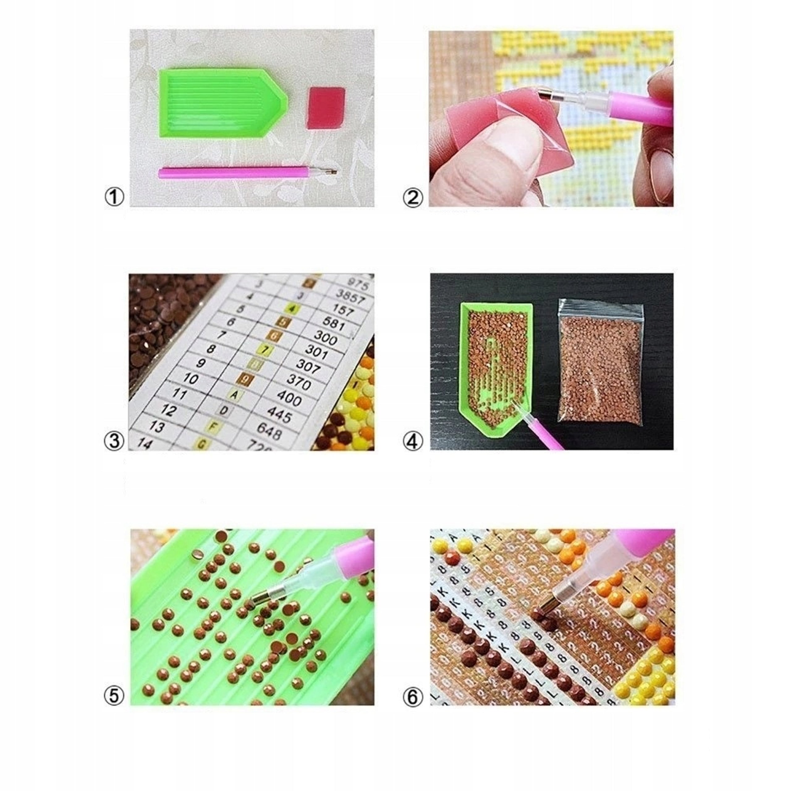 Diamond Painting 5D Mosaic Set with Canvas and Frame 20x30 cm