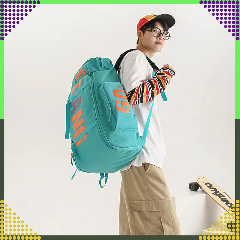 Youth Skate Tourist School Backpack for Skateboard Large Capacity 55 L