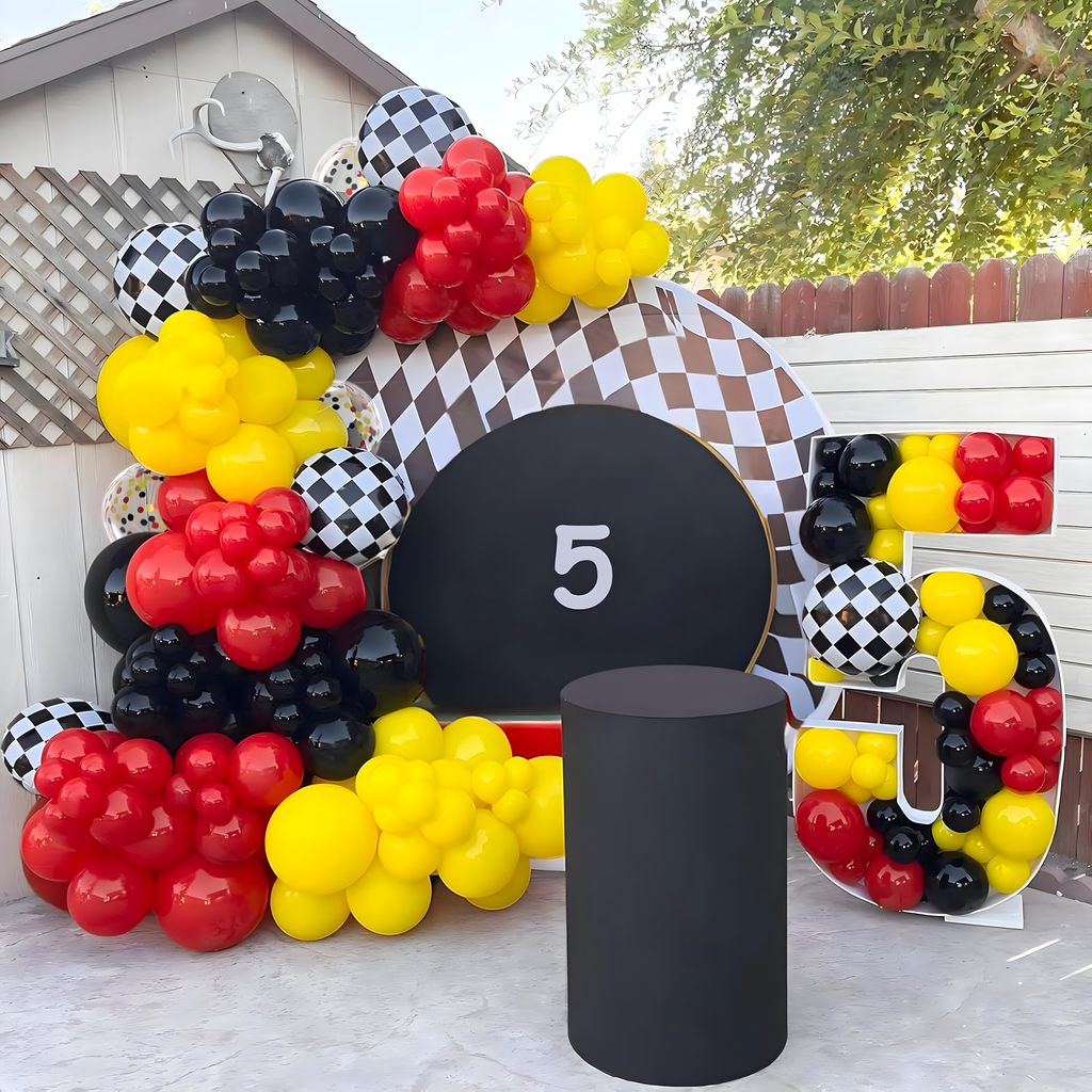 Balloon Garland Set of Balloons for Birthday Racing Flag 148 pcs