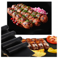 Reusable Teflon BBQ Grill Baking Mats x4 (E19)