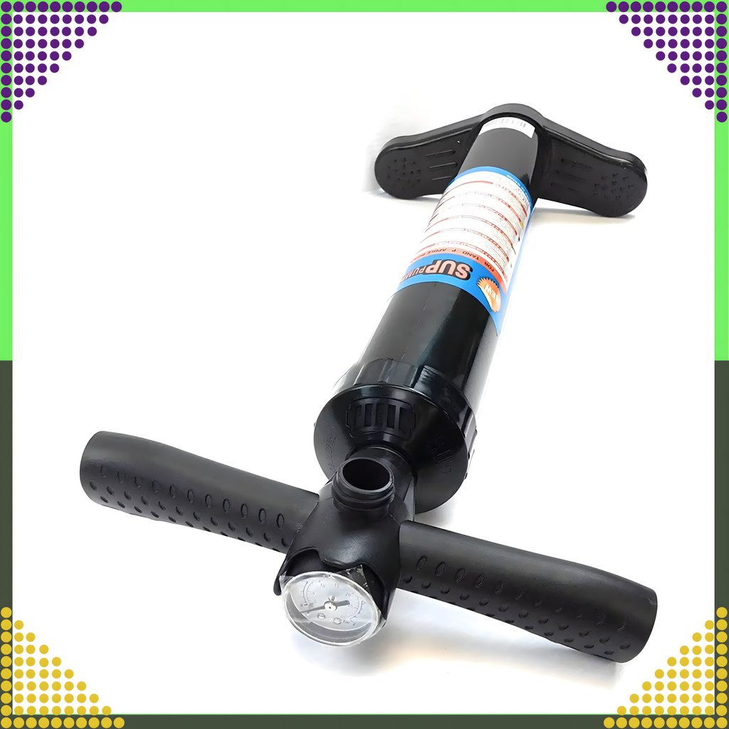 Kahepoolne käsipump pontoonmadratsitele, SUP laudadele, kajakidele, kiire