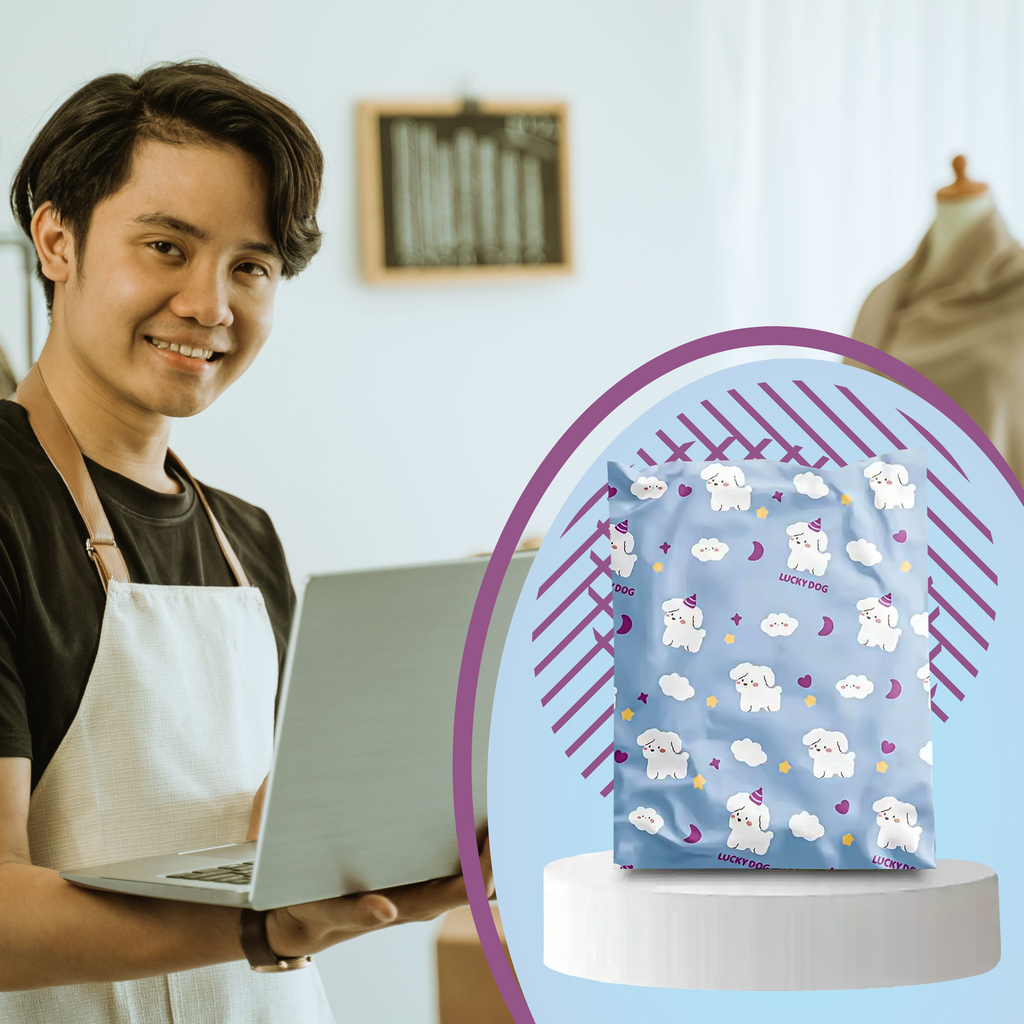 KULLERI FOOLIUMPAKID TUGEVAD FOOLIUMÜMBRIKUD 380X520 LUCKY DOG 50 tk