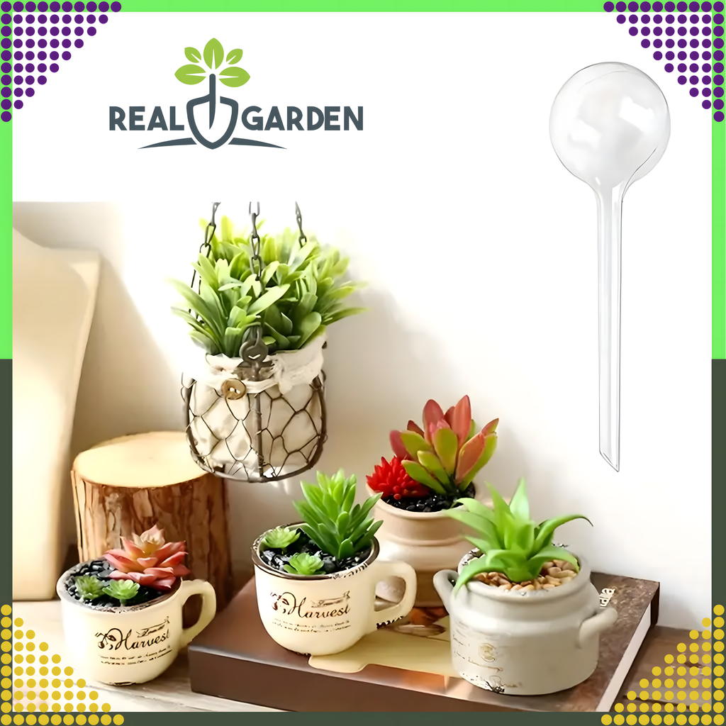 8 x Flower Watering Balls Plant Irrigator Water Dispenser Set