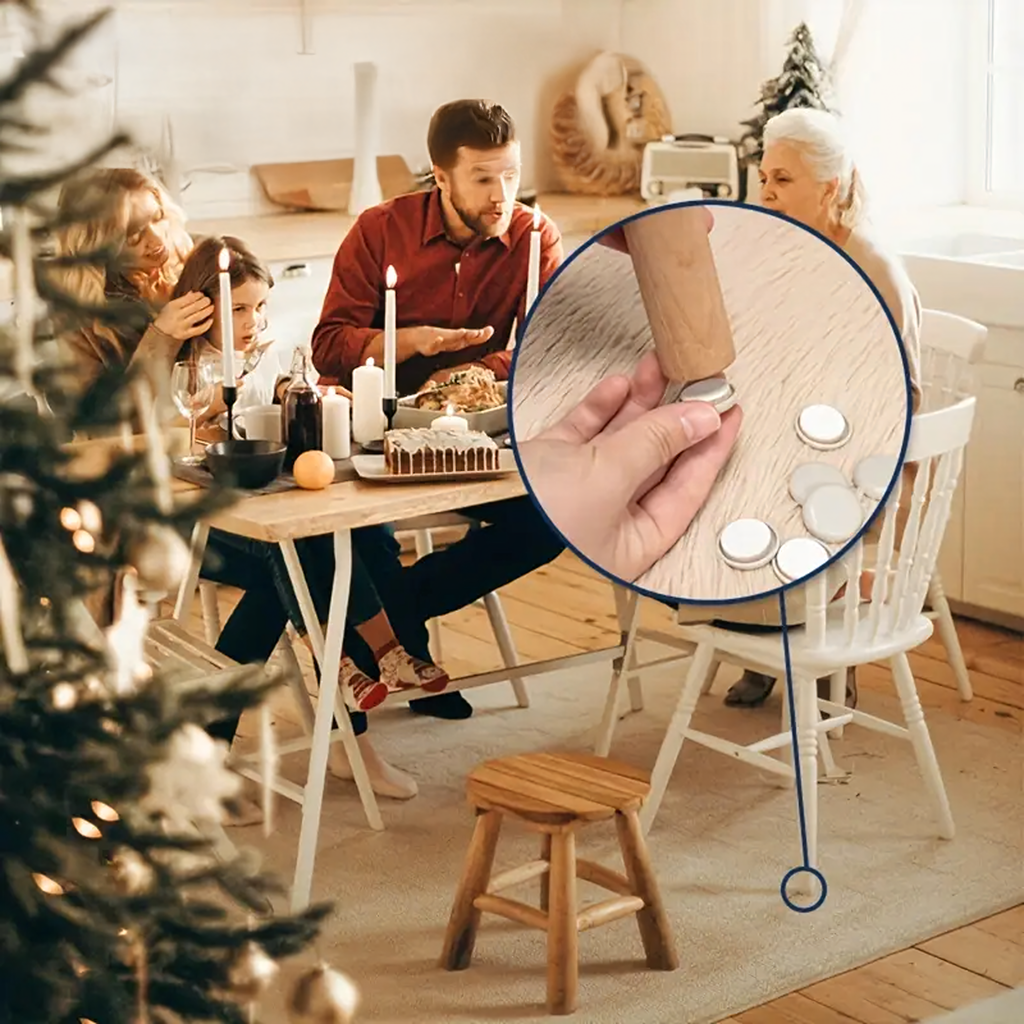 Round Self-Adhesive Glide Pads for Moving Furniture 4.2 cm 8 pcs