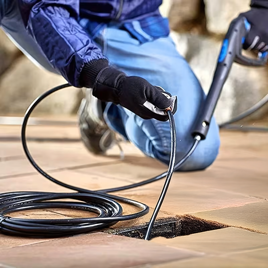 Drain Cleaning Hose for Pipes 20m with Washer Adapters