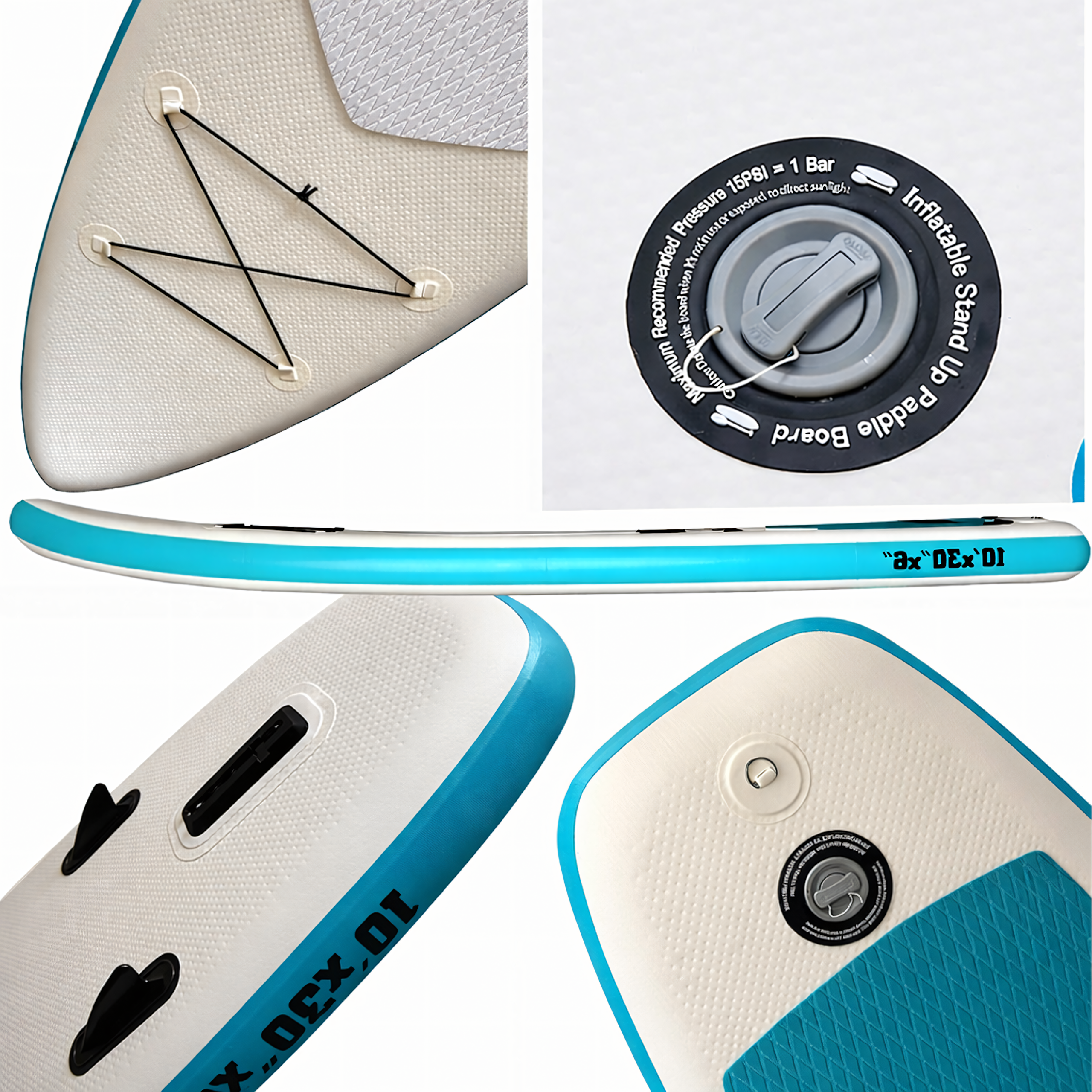 24x Inflatable Stand Up Paddle Boards 305 cm with Accessories