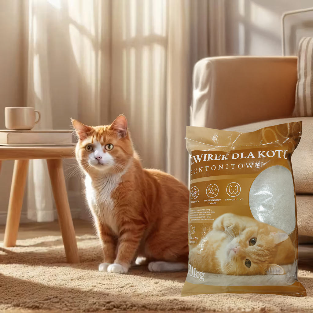 Looduslik kassiliiv bentoniidist 20 kg, paakuv, tolmuvaba, üliimav