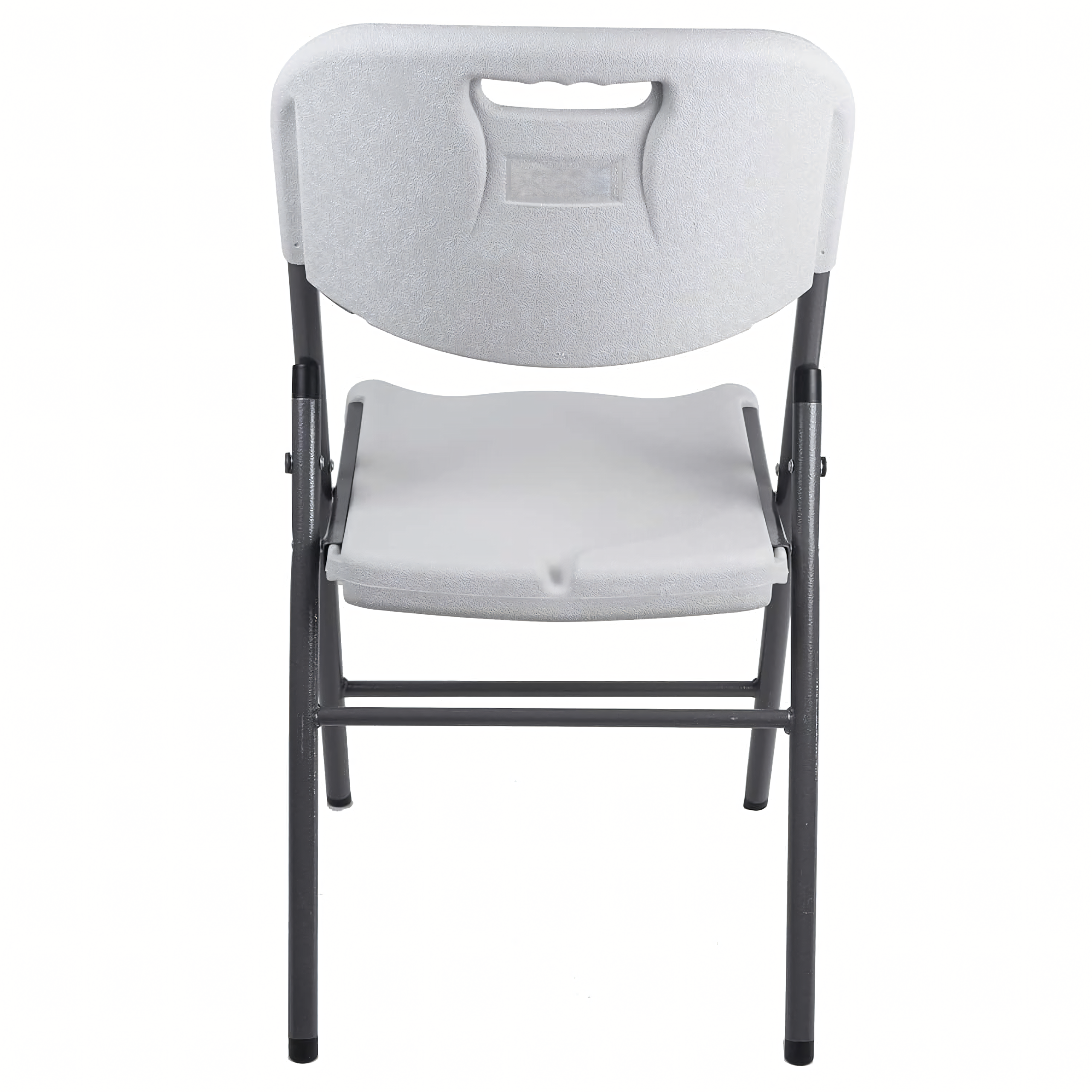 White Folding Outdoor Catering Chairs for Picnic Set of 4 4 pcs
