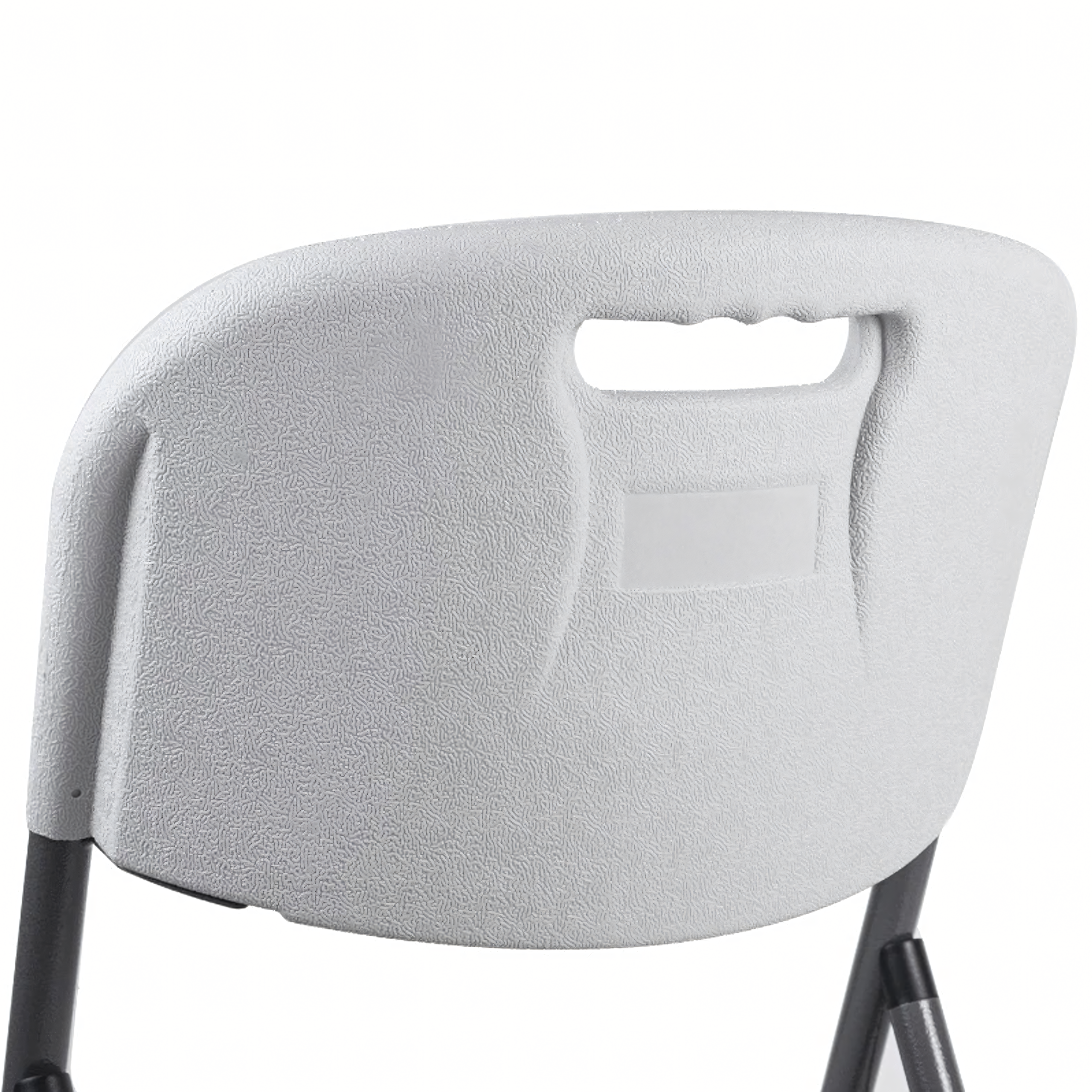 White Folding Outdoor Catering Chairs for Picnic 4 pcs