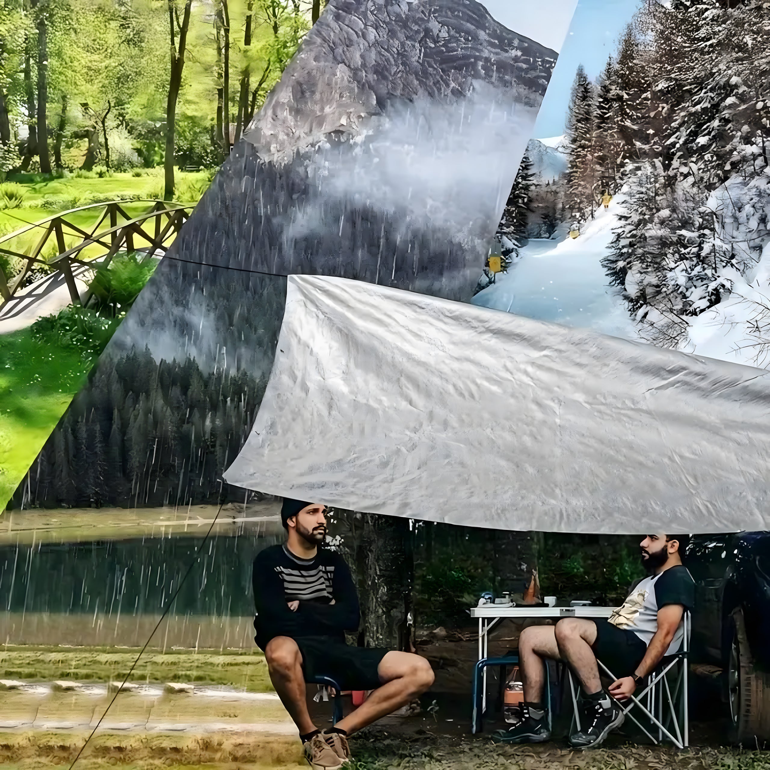 UV Protective Tarpaulin 6x8m 120g Covering Strong Universal