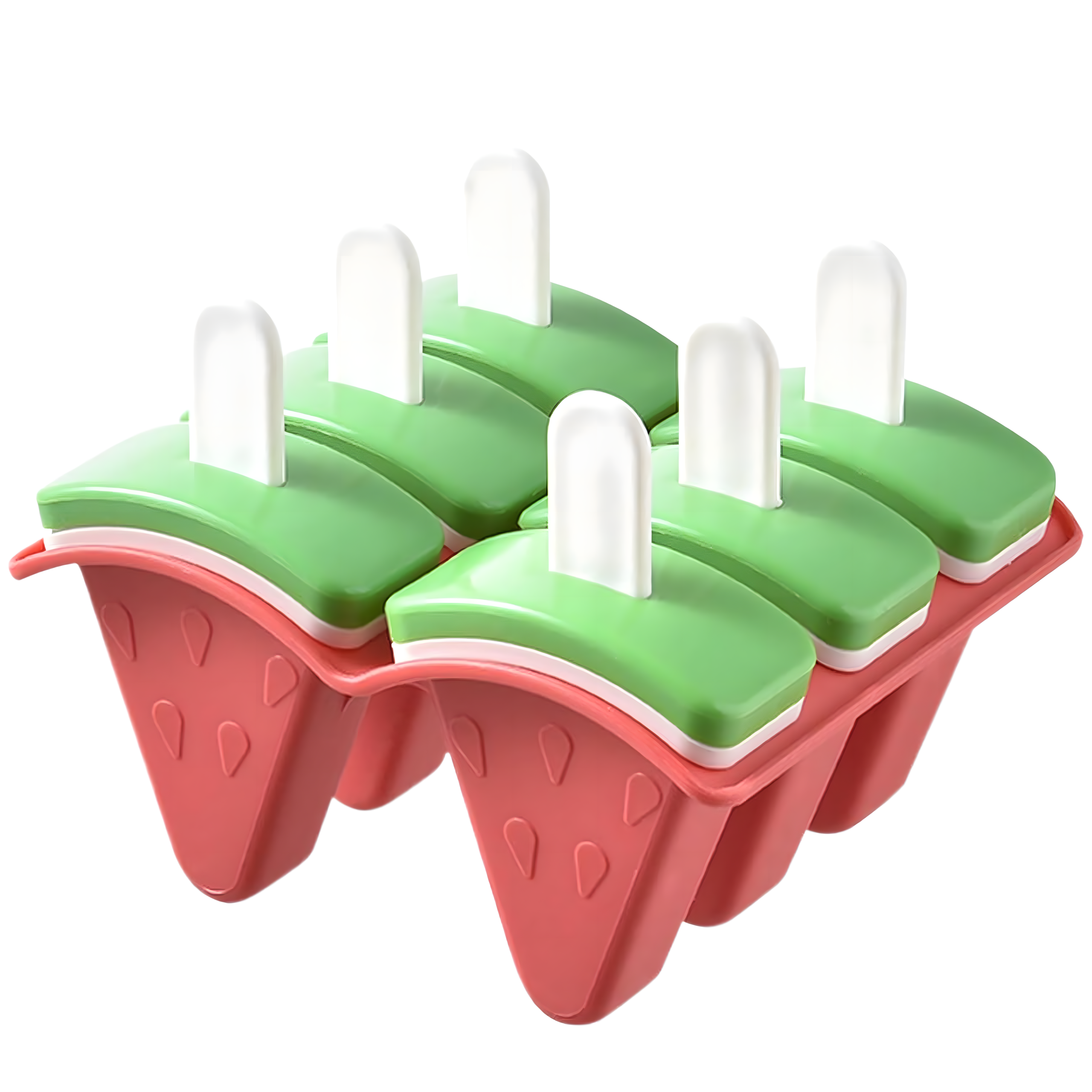 Molds Ice Cream Mold Homemade Sorbet Ice Cream Mold Watermelon 6 pcs