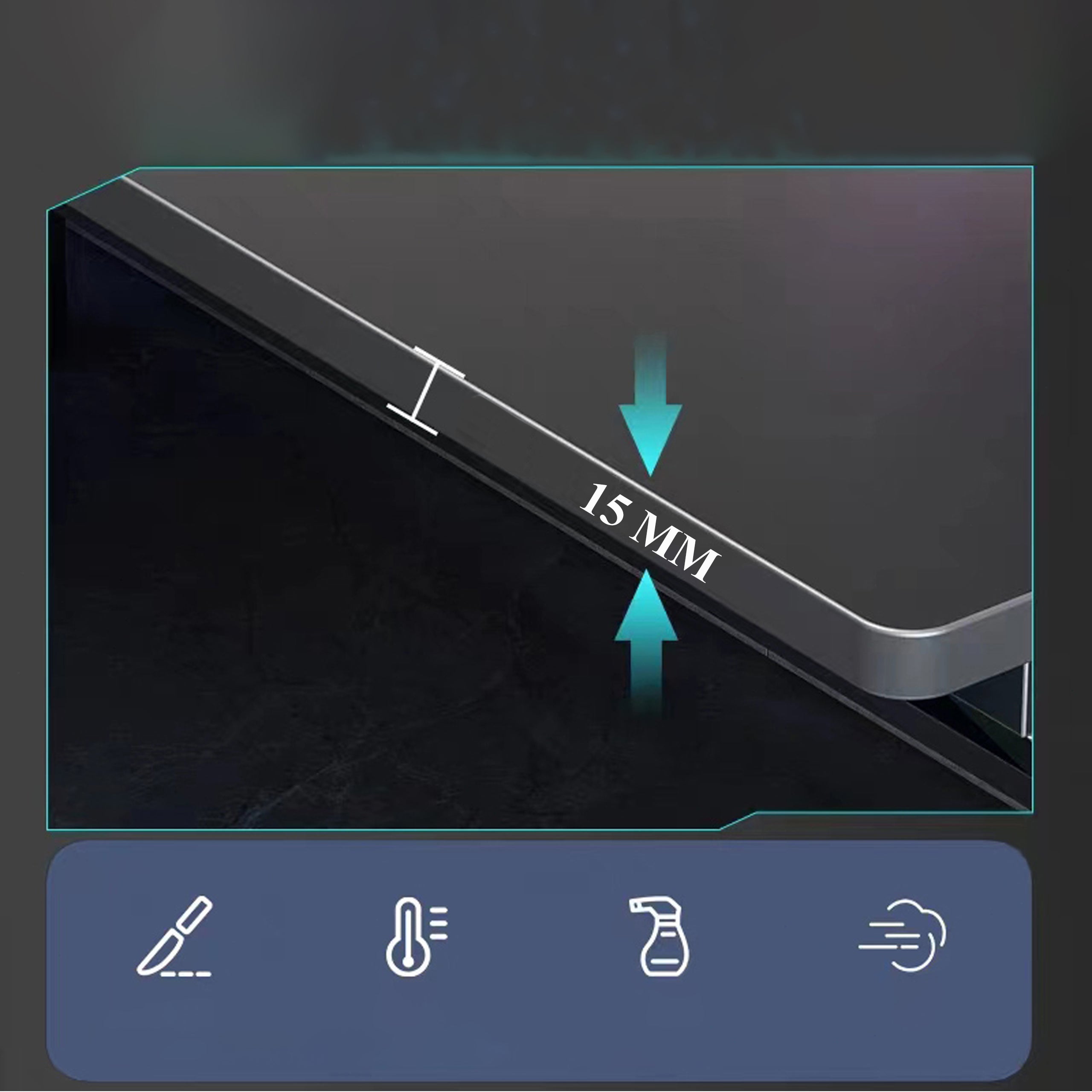 18 x Computer Desk Gaming Table for Gamer Computer Large Stable