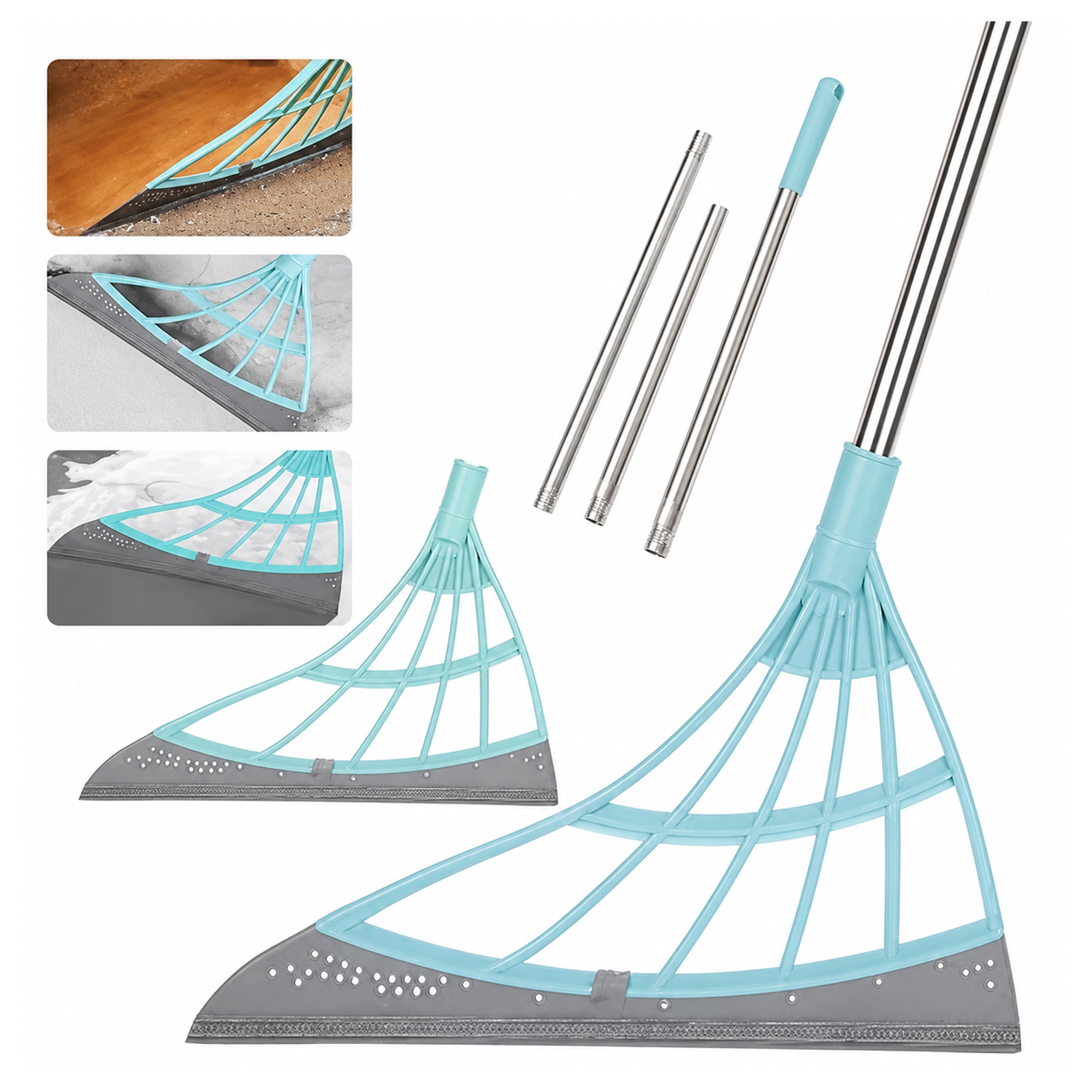 Magic silikoonkummist põrandahari integreeritud kaabitsaga 84 cm RC-K-2543