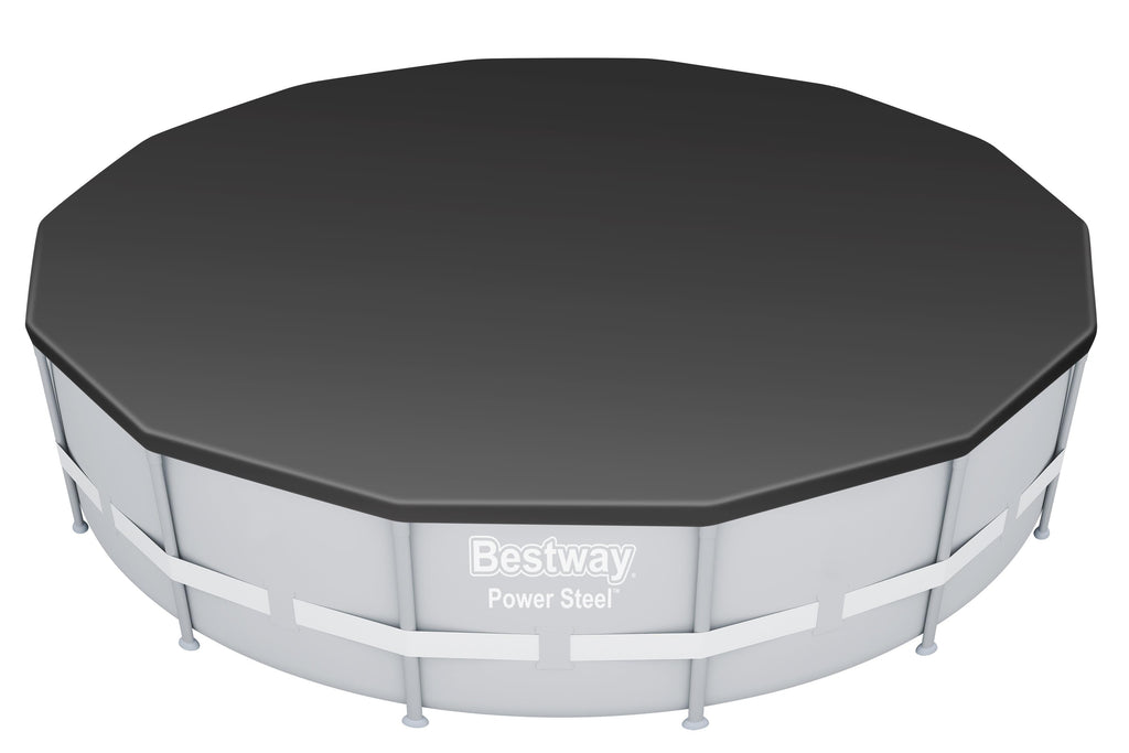 Bestway 58292 PVC basseinile kaitsekate, presendist, Ø 396cm, Black, ümmargune