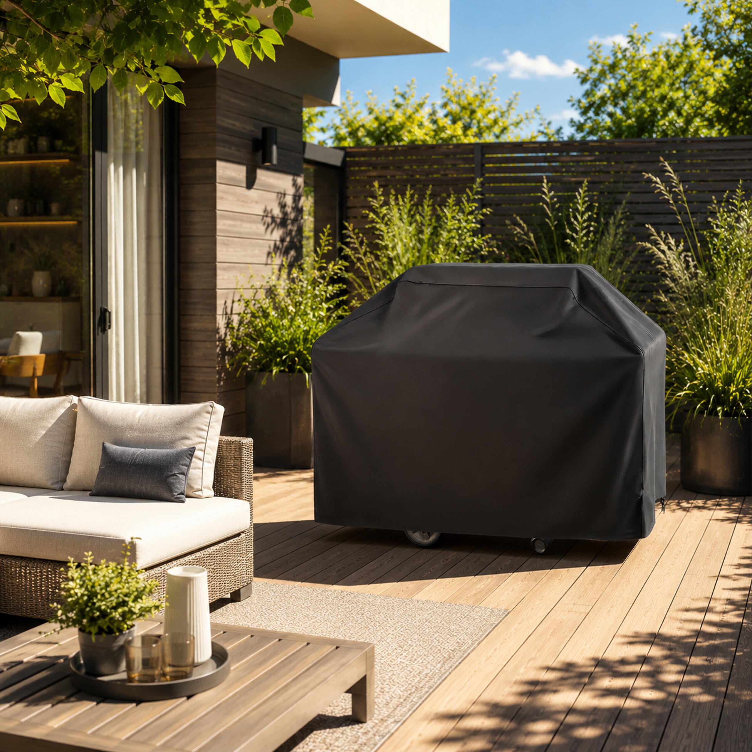 Large Waterproof Grill Cover 145x117x61cm