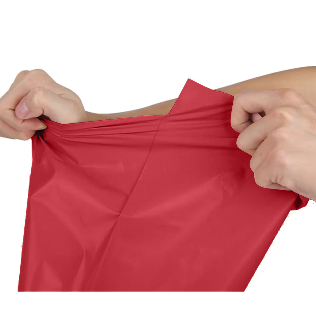 RED COURIER PACKS WITH HANDLE 500x600+70 50 pcs THANK YOU