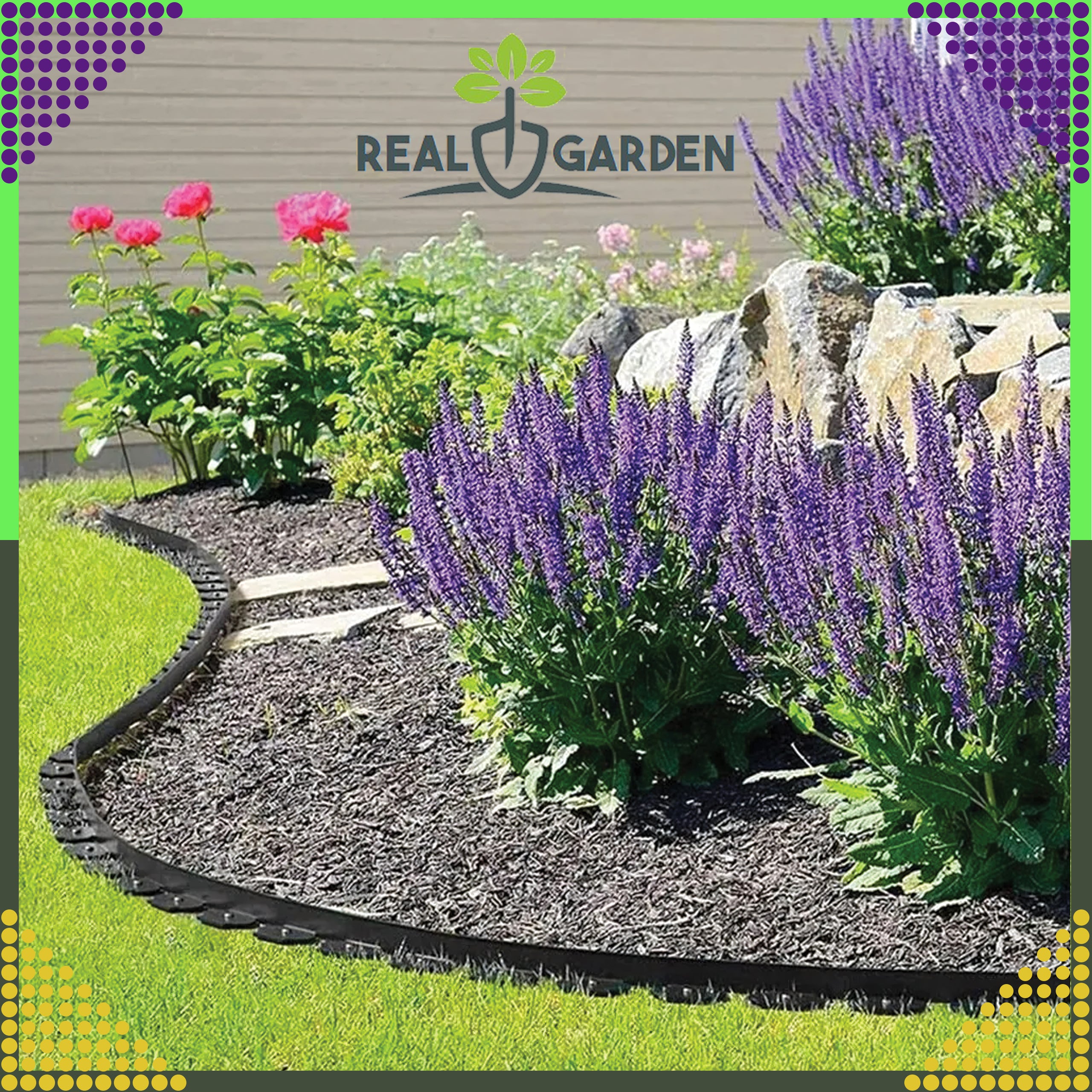 225x aia muruserva komplekt 60mm x 50mm x 10m koos 30 Black ankurvaiaga