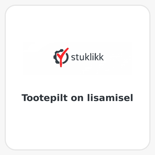 Ostuklikk – tootepilt on lisamisel