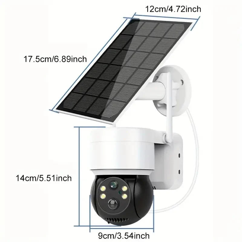 Päikesepatareiga WiFi väliturvakaamera