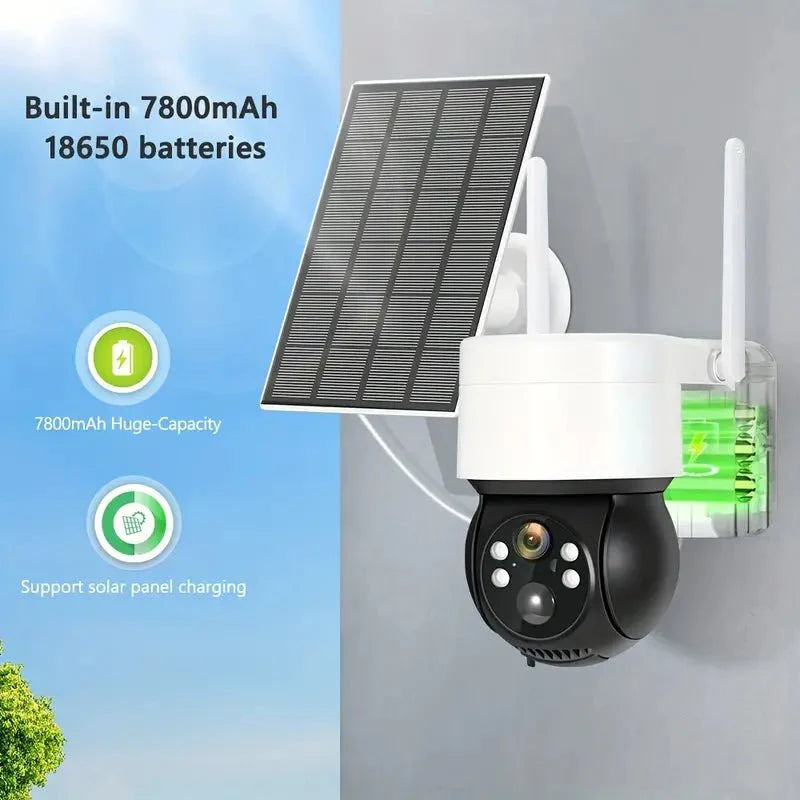 Päikesepatareiga WiFi väliturvakaamera