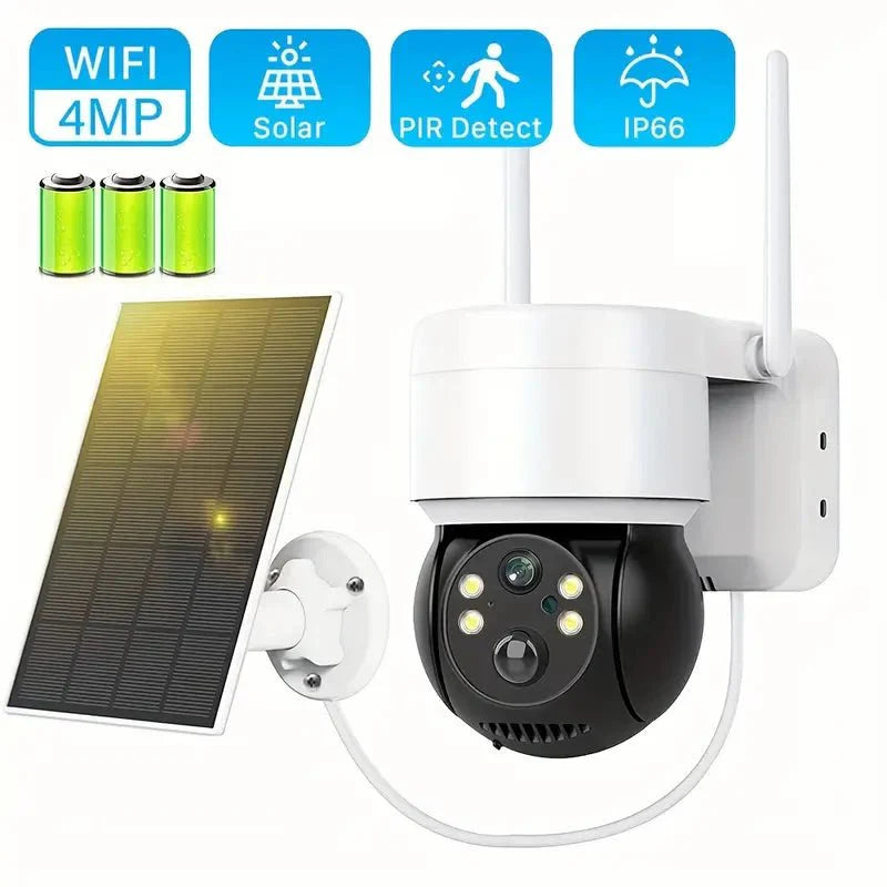 Päikesepatareiga WiFi väliturvakaamera