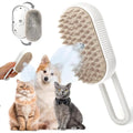 3in1 Spray Massage Brush for Pets with 50ml Water Tank