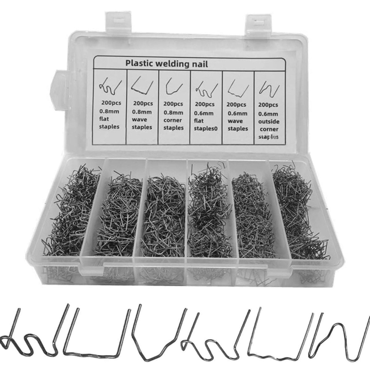 Plastikust paranduskinnituste komplekt 600 tk (600 tk)