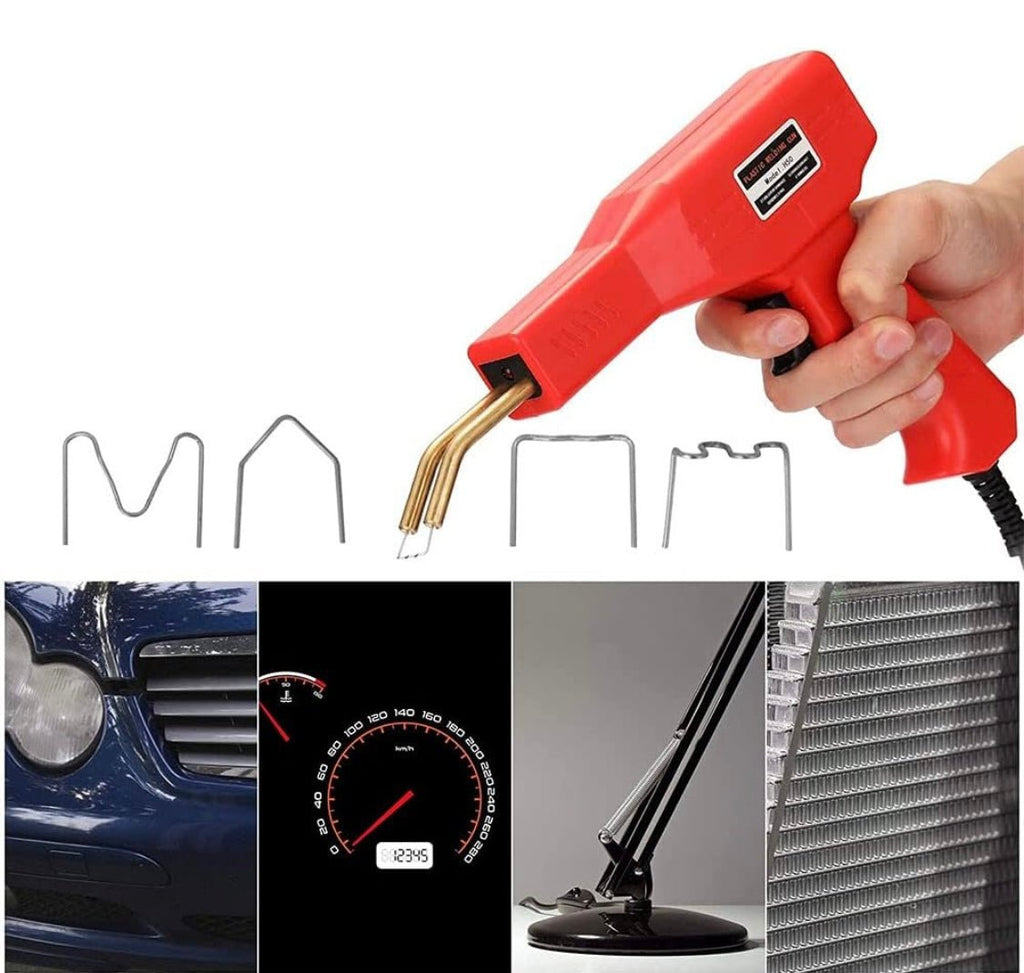 Plastic Repair Kit with Stainless Steel Clamps, 200 pcs, 50W