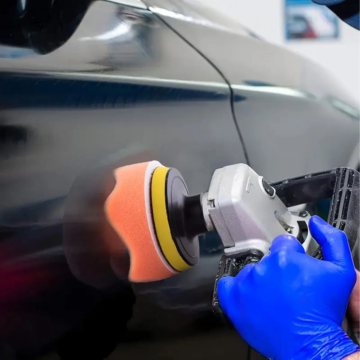 11-osaline 80mm poleerimispadjakeste ja käsnade komplekt trellile (80 mm)