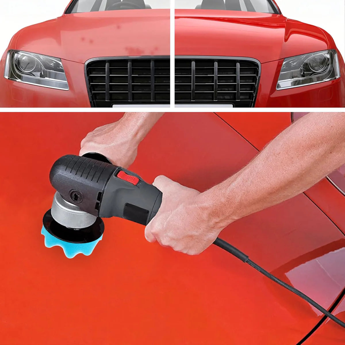 11-osaline 80mm poleerimispadjakeste ja käsnade komplekt trellile (80 mm)