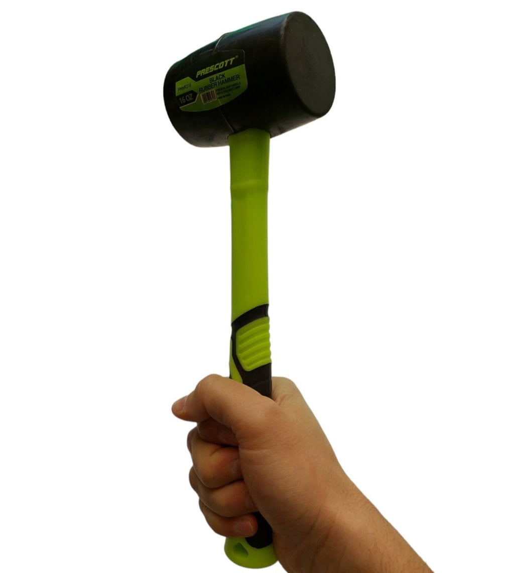 Prescott 16 oz kummist haamer klaaskiust käepidemega (45 kg)