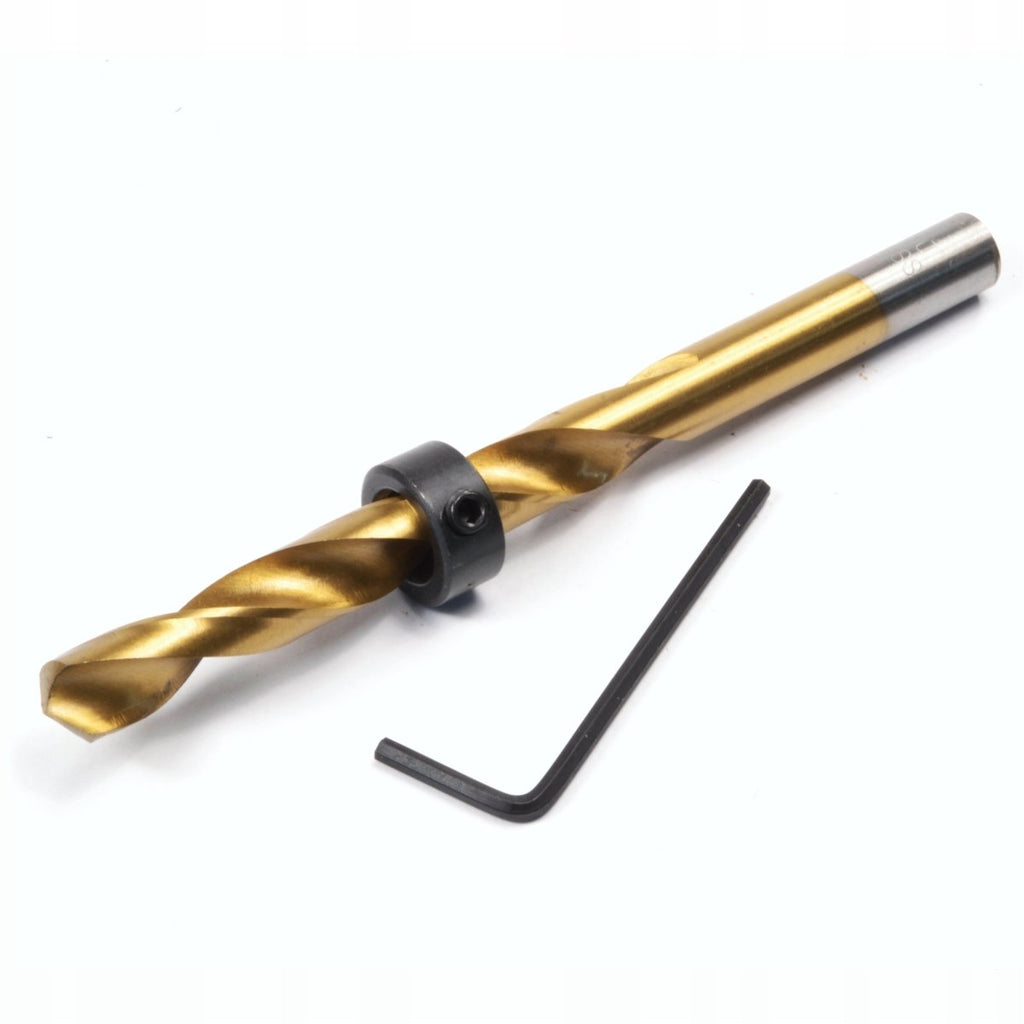 13-Piece Drill Depth Stop Set with Hex Key