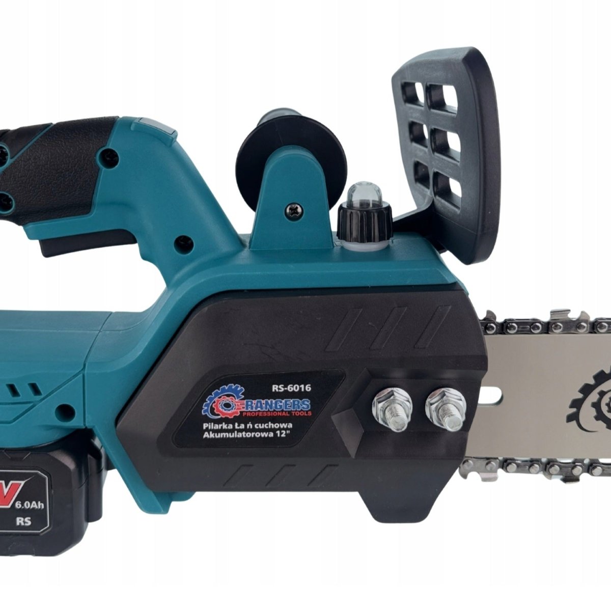 RANGERS 12" juhtmeta kettsaag 48V koos 2×6Ah akuga, harjadeta mootor