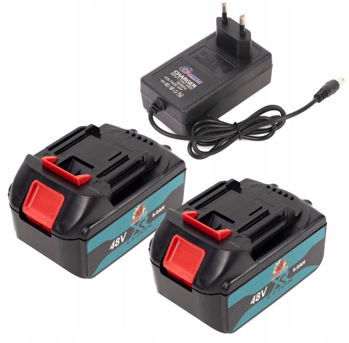 RANGERS RS-1203 juhtmeta 48V mikser 2×5.0Ah akudega ja 2 terasest segamislabaga