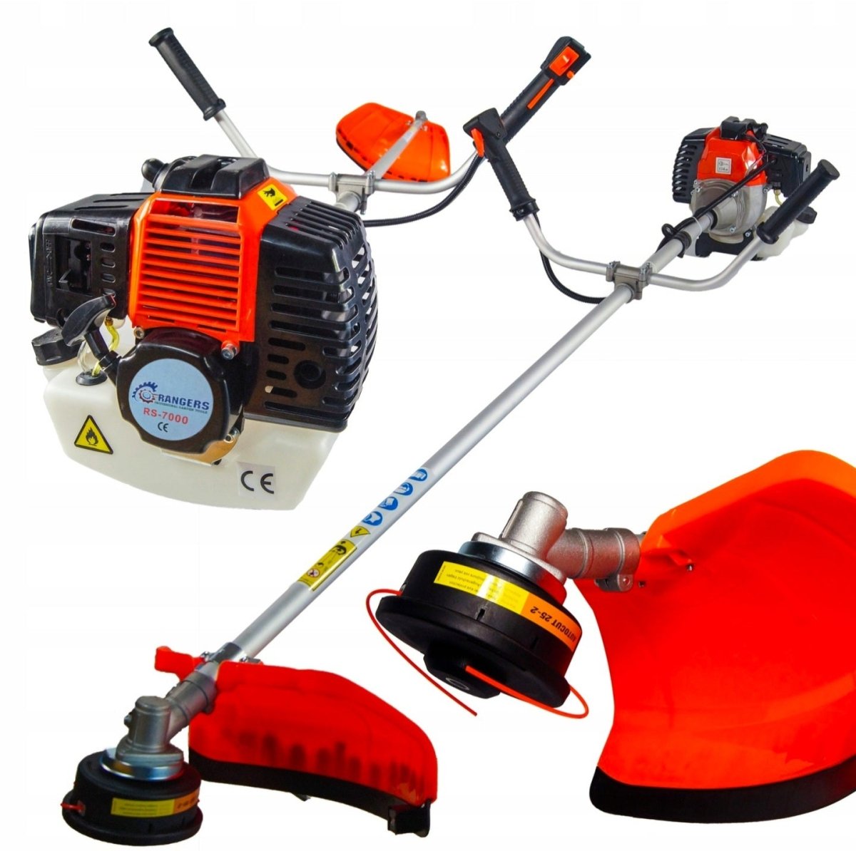 RANGERS RS-7000 bensiinimootoriga trimmer 6,1 hj, 52 cm³