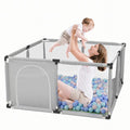 Children's Playpen with Foldable Ball Pit 126x126cm
