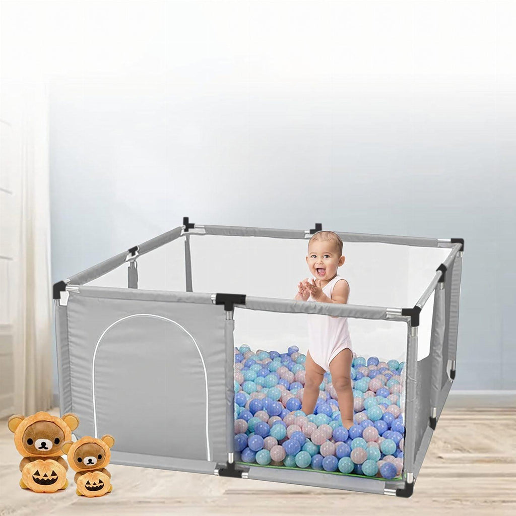 Children's Playpen with Foldable Ball Pit 126x126cm