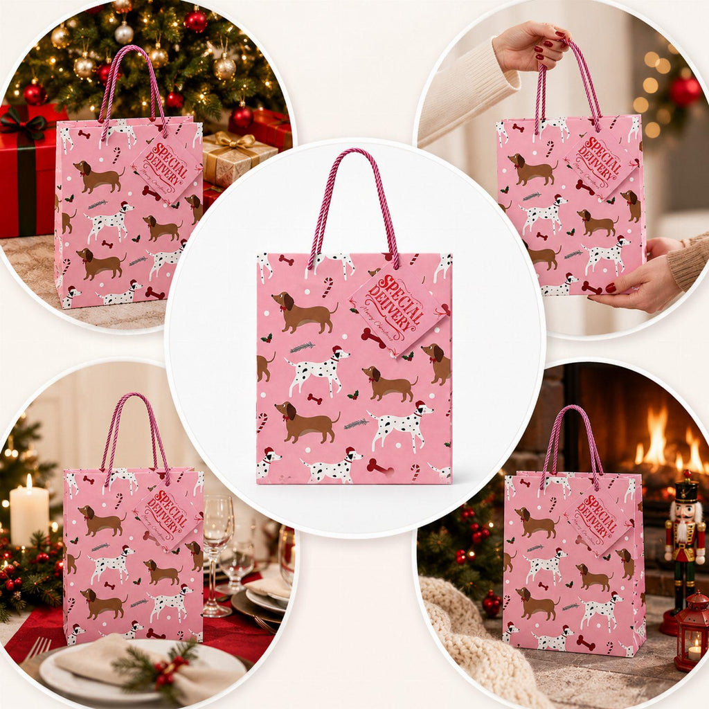 Christmas Gift Bag for Santa Presents under the Christmas Tree